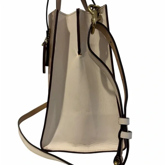 🌿 Coach Charlie Carryall Signature Rose Print Satchel 🌿 - Picture 7 of 12